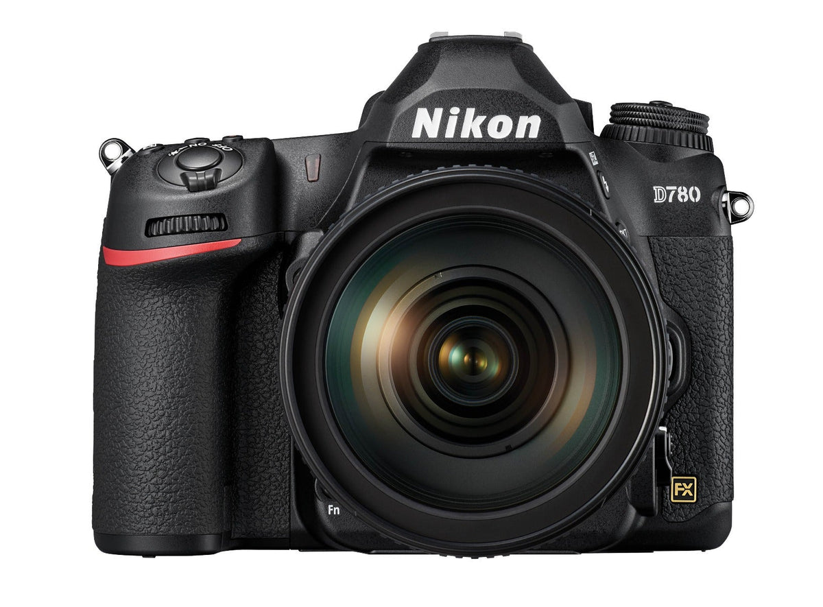 Nikon D780 digital SLR camera with AF-S 24-120mm f/4 G ED VE lens.