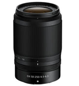 Nikon Nikko Z DX 50-250mm f/4.5-6.3 telephoto zoom lens.
