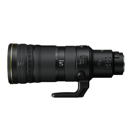 Nikon Nikkor Z 120-300mm f/2.8 TC VR S telephoto zoom lens, black, with tripod foot