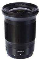 Nikon Nikkor Z 20mm f/1.8 S wide angle prime lens.