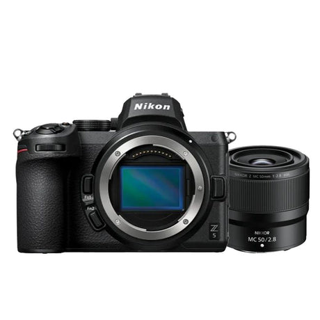Nikon Z 5 camera with Nikkor Z 50mm Macro f/2.8 lens.