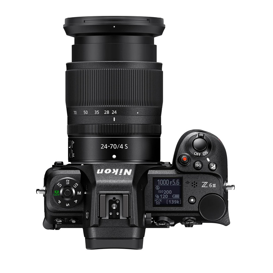 Nikon Z 6III w/Nikkor Z 24-70 f/4 S Lens Full Frame Mirrorless Camera - additional product view