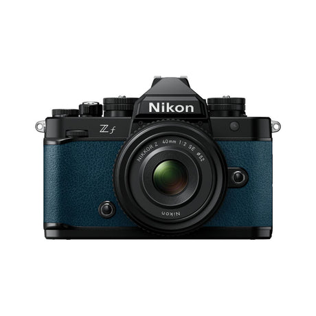 Nikon Z f Body Indigo Blue with Nikkor Z 40mm f/2 SE lens