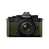 Nikon Z f Body Moss Green with Nikkor Z 40mm f/2 SE lens