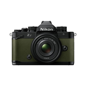 Nikon Z f Body Moss Green with Nikkor Z 40mm f/2 SE lens