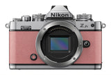 Nikon Z fc mirrorless camera body in coral pink