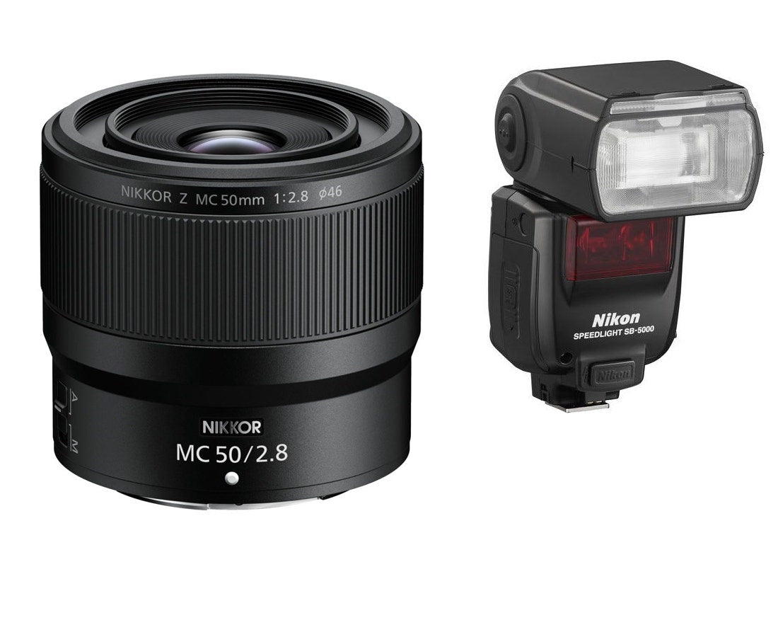 Nikon Z Macro Pack with Nikkor Z MC 50mm f/2.8 lens and SB-5000 Speedlight