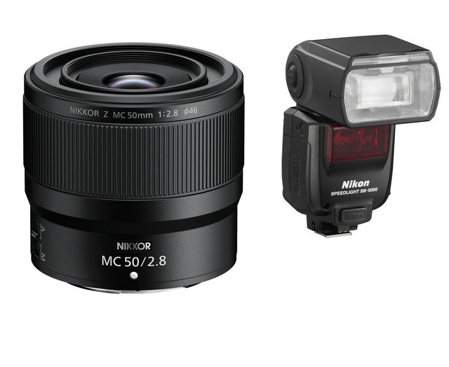 Nikon Z Macro Pack with Nikkor Z MC 50mm f/2.8 lens and SB-5000 Speedlight