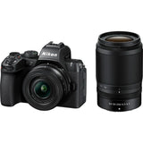 Nikon Z50II mirrorless camera with Nikkor Z DX 16-50mm and Z DX 50-250mm lenses