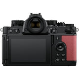 Nikon Zf full frame mirrorless camera body in mauve pink