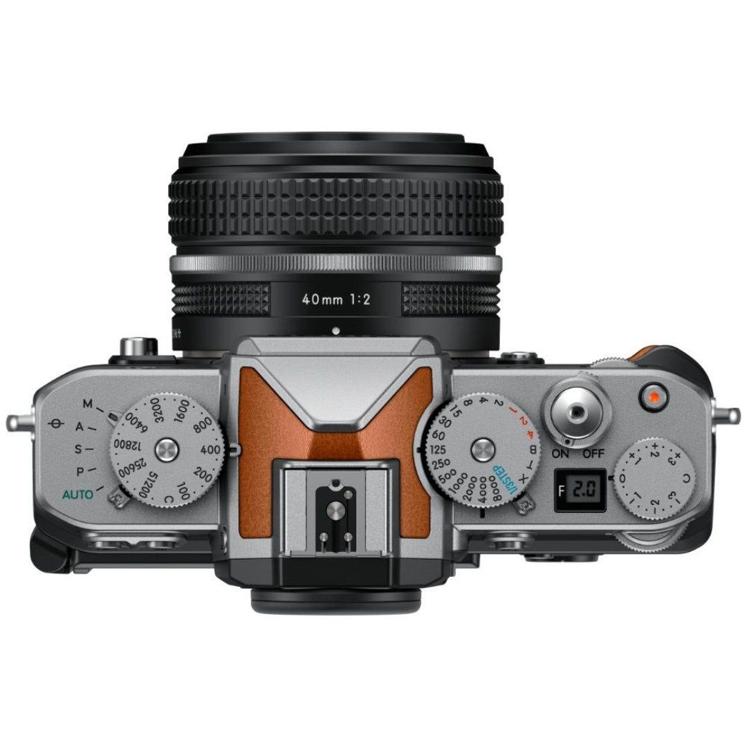 Nikon Zf SL Cognac Brown w/Nikkor Z 40mm f/2 (SE) Full Frame Mirrorless Camera - additional product view