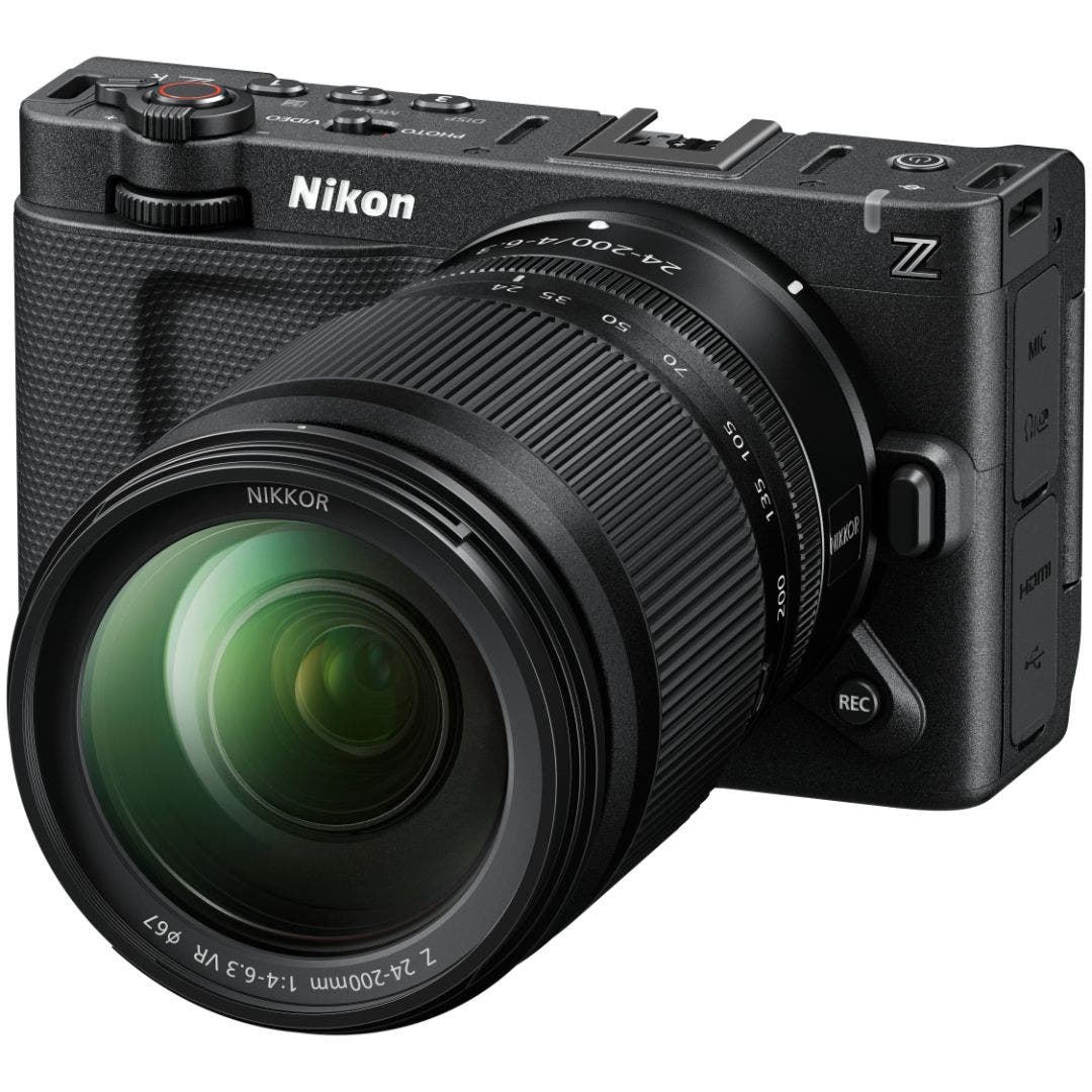 Nikon ZR camera with Nikkor Z 24-200mm f/4-6.3 lens