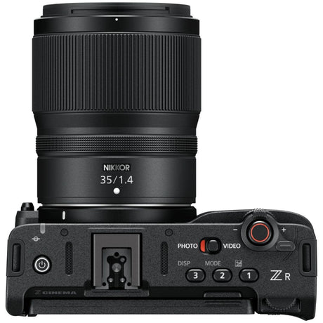 Nikon ZR w/ Nikkor Z 35mm f/1.4 Lens Full Frame Cinema Camera - additional product view