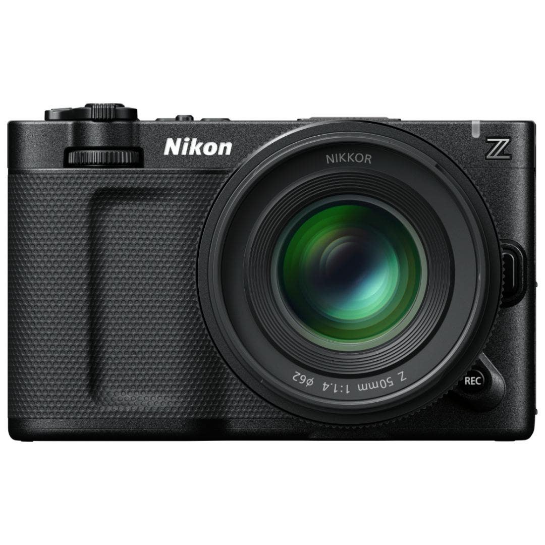Nikon ZR camera with Nikkor Z 50mm f/1.4 lens