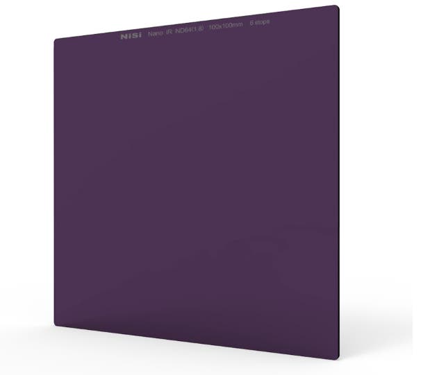 Nisi 100x100mm Nano IR Neutral Density ND64 1.8 6 stop filter