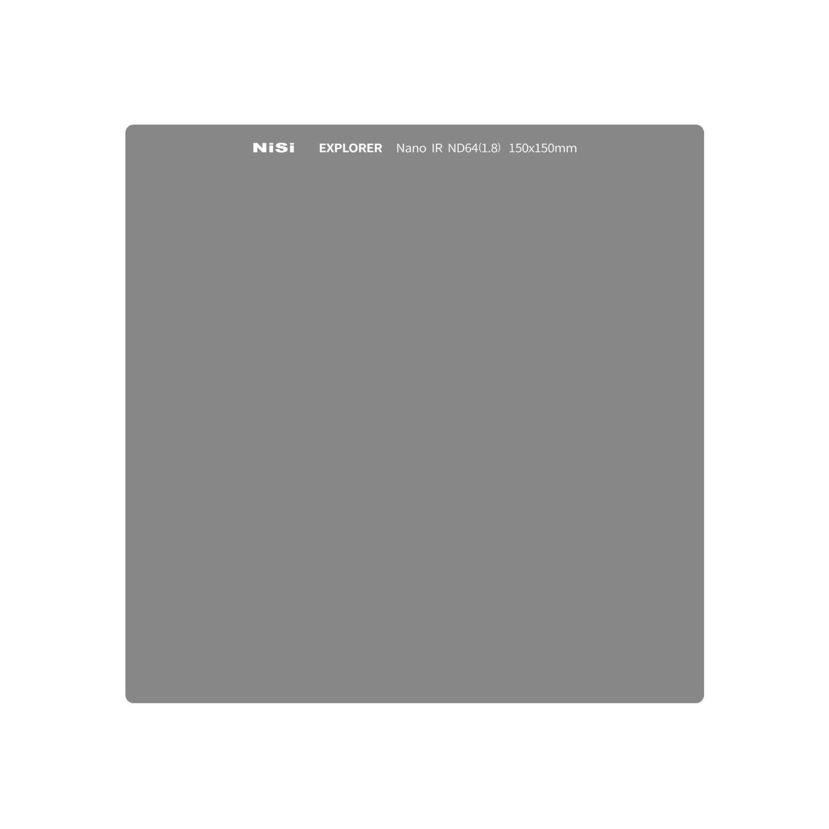 NiSi Explorer Collection 150x150mm NanoIR neutral density filter