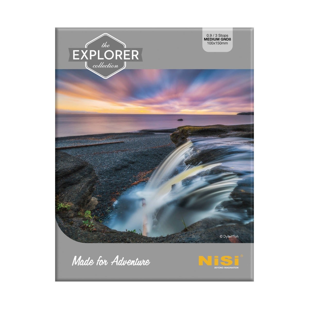 NiSi Explorer Series 100x150mm Nano IR medium grad ND8 filter