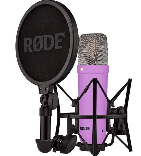 Rode NT1 Signature Purple large-diaphragm cardioid condenser mic