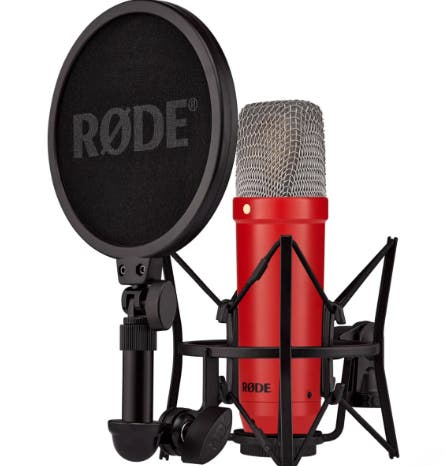 Rode NT1 Signature Red large-diaphragm cardioid condenser mic
