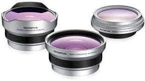 Olympus 3CON-P01 3-in-1 converter kit, Micro Four Thirds mount.