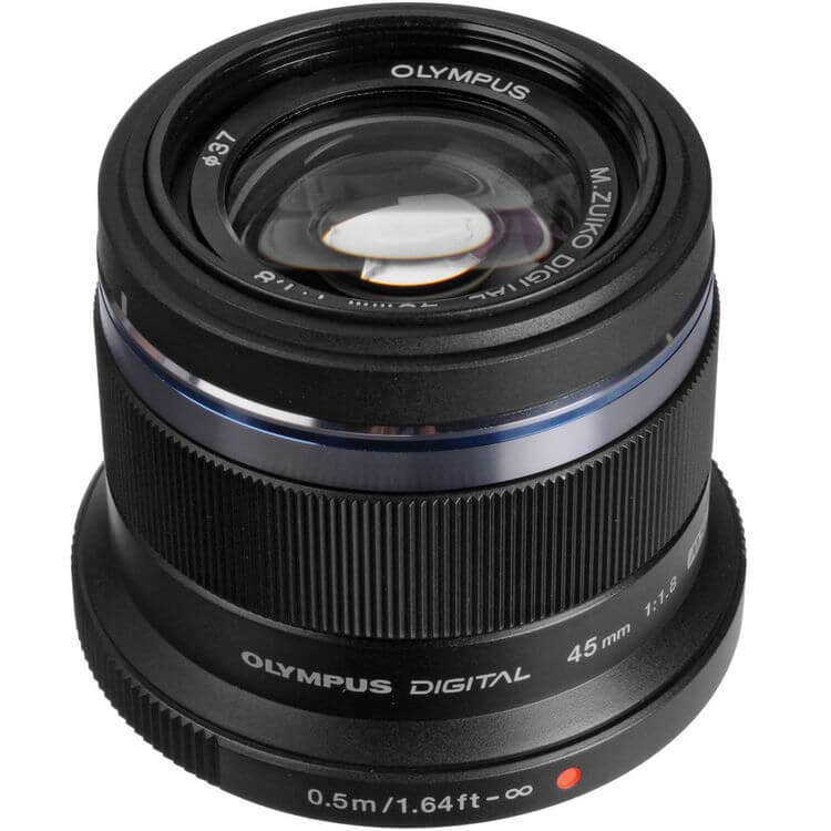 Olympus M.Zuiko 45mm f/1.8 Black Portrait Lens - additional product view