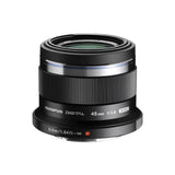 Olympus M.Zuiko 45mm f/1.8 Black Portrait Lens, Micro Four Thirds mount