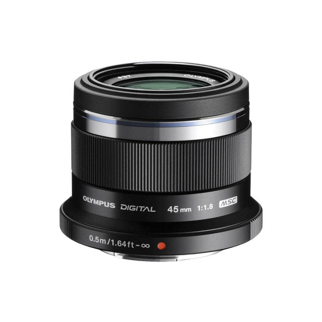 Olympus M.Zuiko 45mm f/1.8 Black Portrait Lens, Micro Four Thirds mount