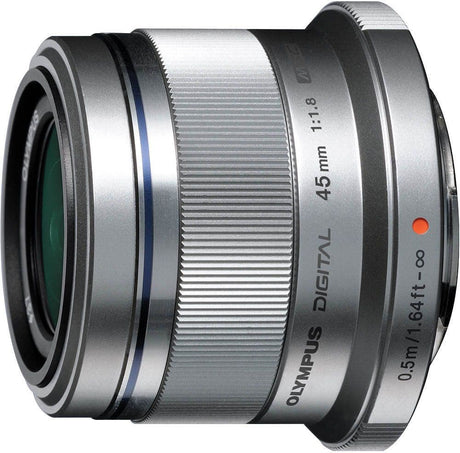 Olympus M.Zuiko 45mm f/1.8 Silver Portrait Lens, Micro Four Thirds mount