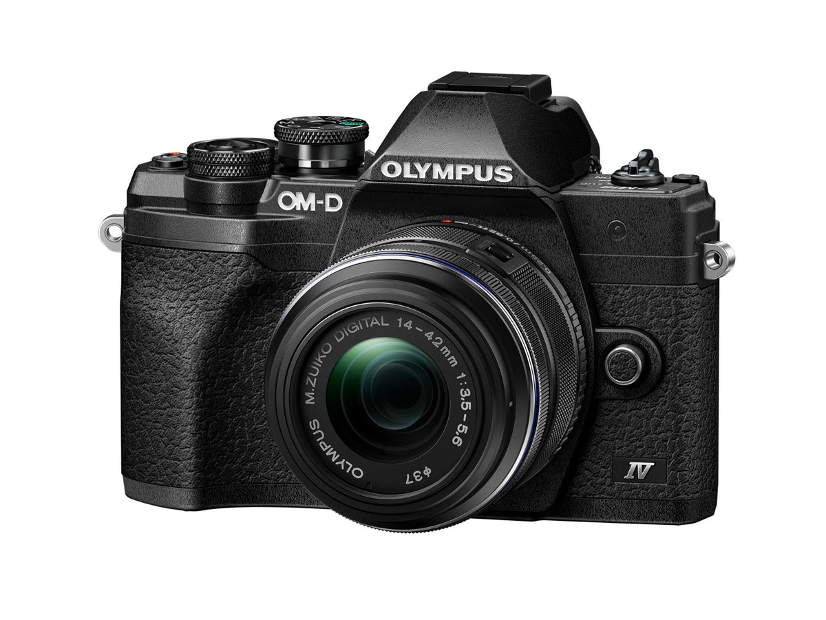 Olympus OM-D E-M10 Mark IV Black Body w/14-42mm EZ Lens Compact System Camera - additional product view