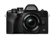 Olympus OM-D E-M10 Mark IV mirrorless camera with 14-42mm EZ lens, Black