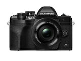 Olympus OM-D E-M10 Mark IV mirrorless camera with 14-42mm EZ lens, Black