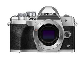 Olympus OM-D E-M10 Mark IV mirrorless camera body, Silver