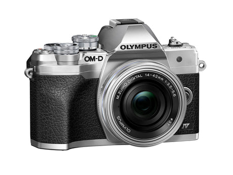 Olympus OM-D E-M10 Mark IV Silver Body w/14-42mm EZ Lens Compact System Camera - additional product view