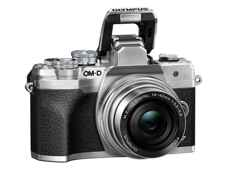 Olympus OM-D E-M10 Mark IV Silver Body w/14-42mm EZ Lens Compact System Camera - additional product view