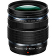 OM System 12-45mm f/4 PRO black lens