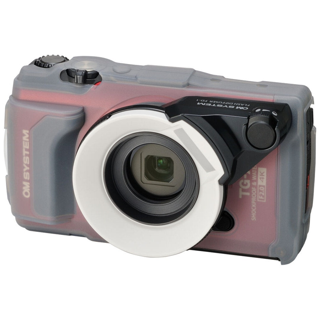 OM SYSTEM FD-1 Flash Diffuser Black for TG-7/TG-6 Tough Camera - additional product view