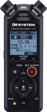 OM SYSTEM LS-P5 Linear PCM Recorder Black - additional product view
