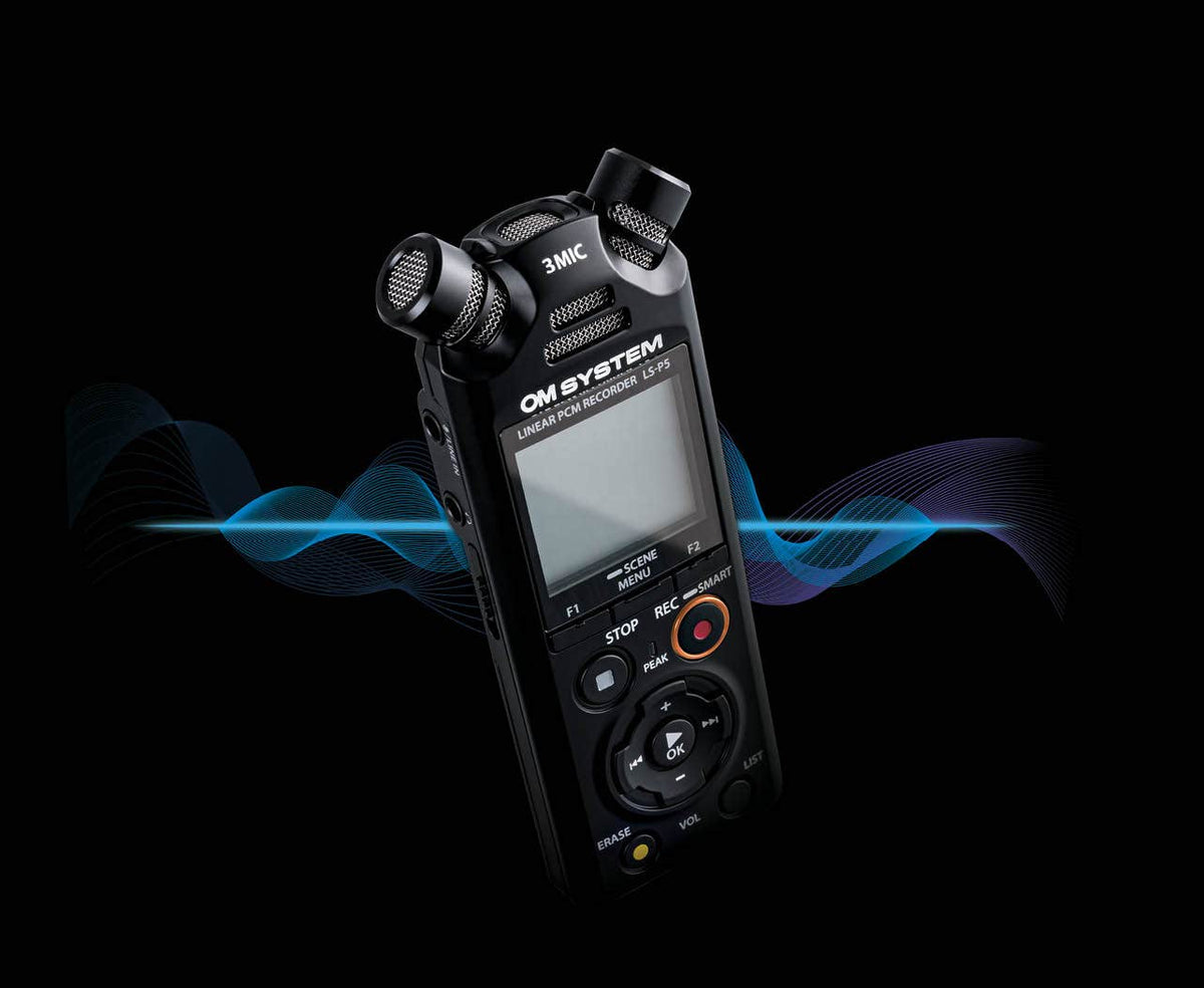 OM SYSTEM LS-P5 Linear PCM Recorder Black - additional product view