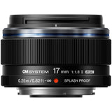 OM SYSTEM M.Zuiko Digital 17mm f/1.8 II Lens Black - additional product view