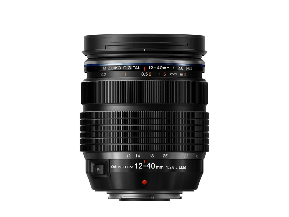 OM SYSTEM M.Zuiko ED 12-40mm f/2.8 PRO II Lens - Black - additional product view