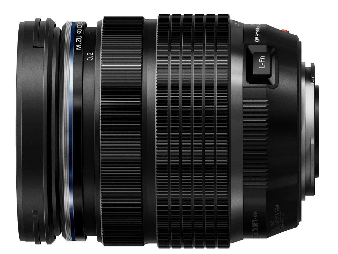 OM SYSTEM M.Zuiko ED 12-40mm f/2.8 PRO II Lens - Black - additional product view
