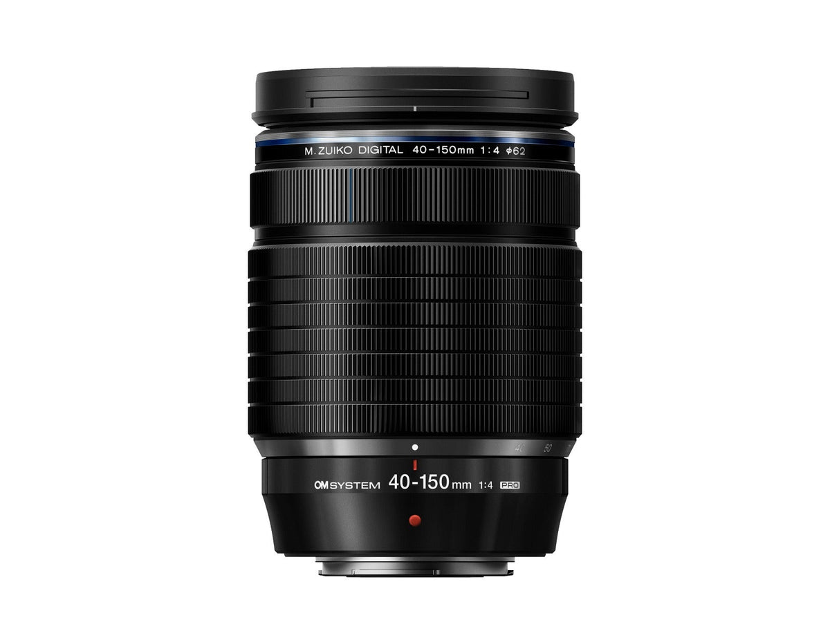 OM SYSTEM M.Zuiko ED 40-150mm f/4 PRO Lens, black.