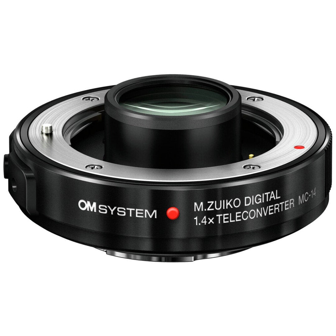 OM SYSTEM MC-14 1.4X Tele Converter in black