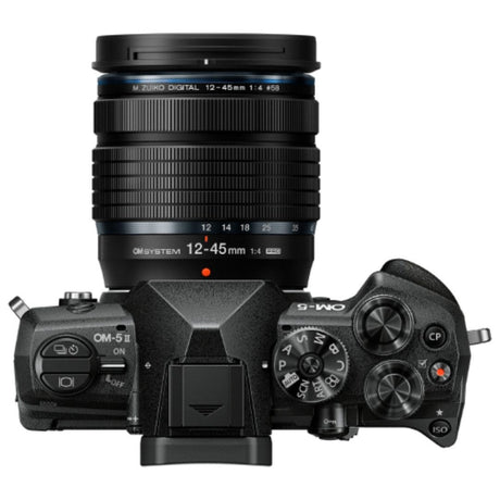OM SYSTEM OM-5 Mark II Black Body w/ 12-45mm f/4 Pro Lens Compact System Camera - additional product view