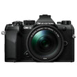 OM System OM-5 Mark II black mirrorless camera with 14-150mm f/4.0-5.6 Mark II lens