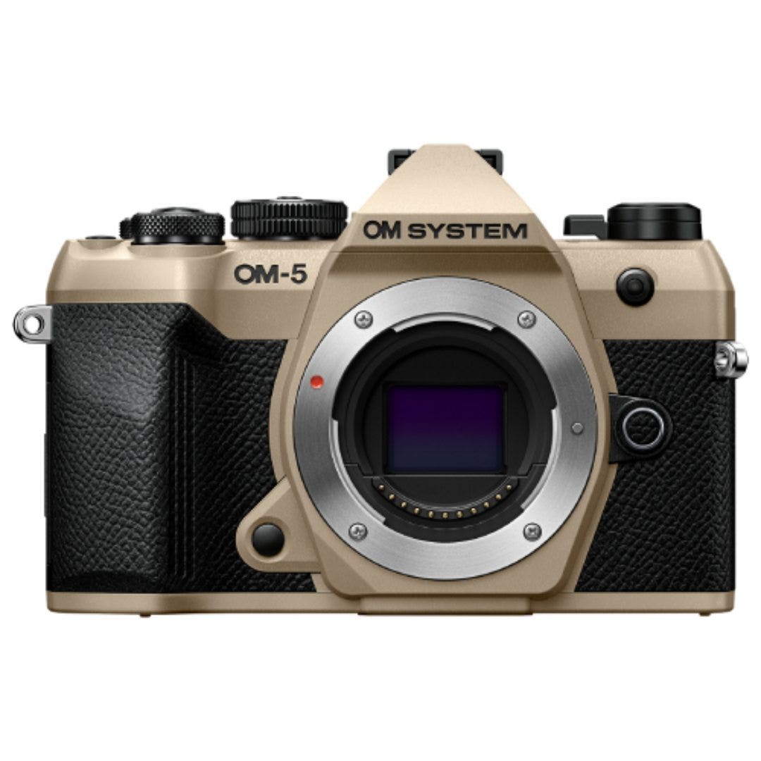 OM SYSTEM OM-5 Mark II Sand Beige mirrorless camera, body only