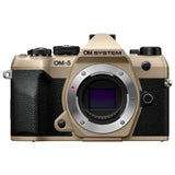 OM SYSTEM OM-5 Mark II Sand Beige mirrorless camera, body only
