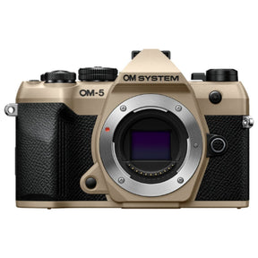 OM SYSTEM OM-5 Mark II Sand Beige mirrorless camera, body only