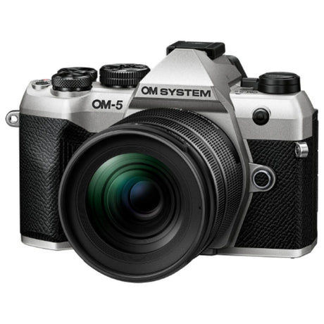 OM SYSTEM OM-5 Mark II Silver Body w/ 12-45mm f/4 Pro Lens Compact System Camera - additional product view