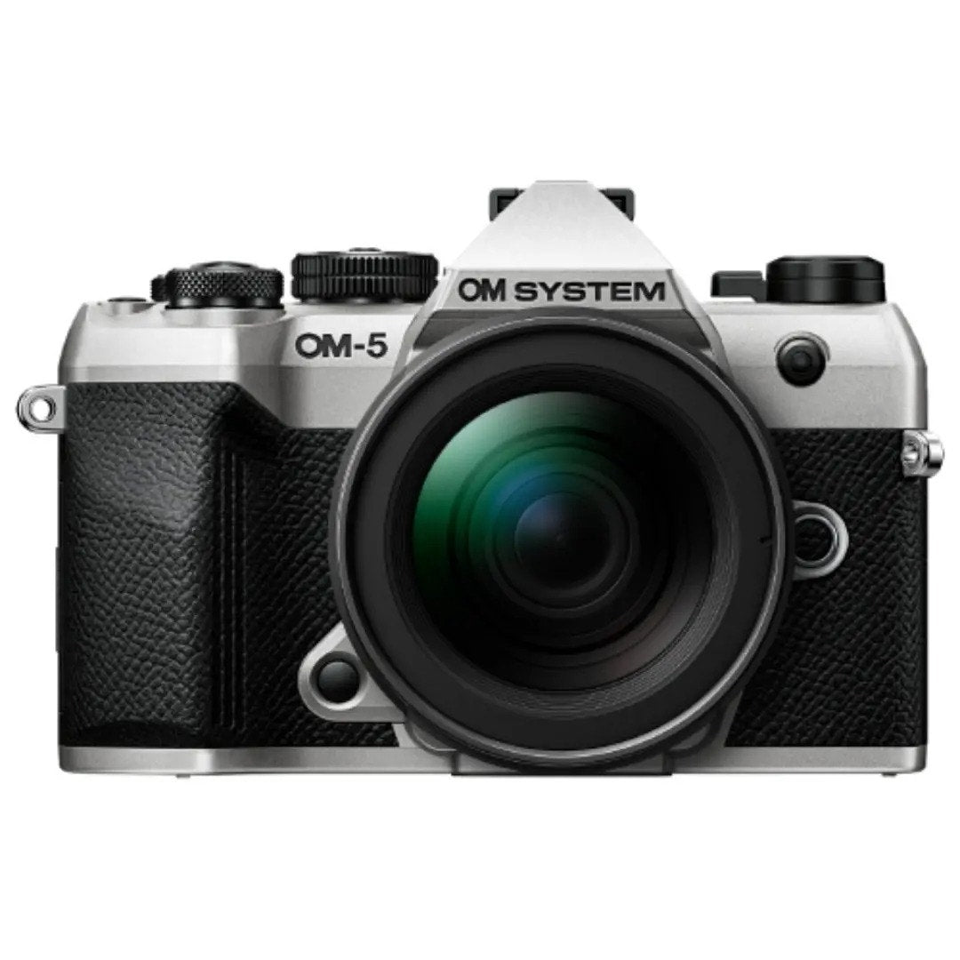 OM SYSTEM OM-5 Mark II Silver Body w/14-150mm f/4 & Content Creator Accessories - additional product view
